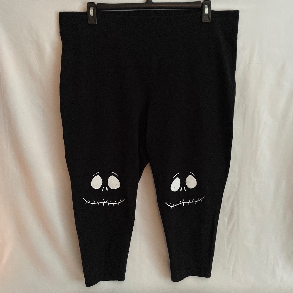 Torrid xDisney The Nightmare Before Christmas Jack Face Crop Legging - Size 4X